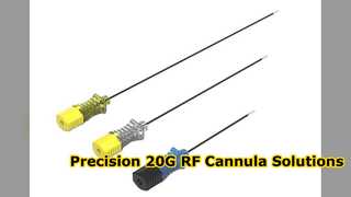 Cannula RF 20G แบบใช้แล้วทิ้งสำหรับขั้นตอนเส้นประสาทขั้นสูง