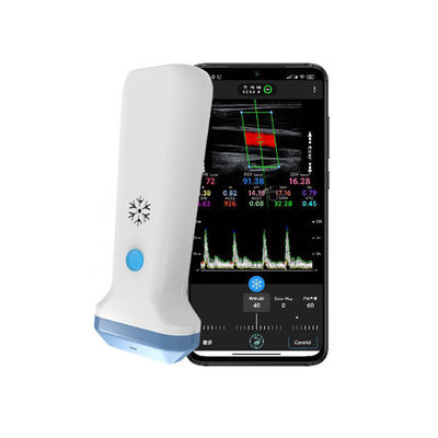 ซื้อ เครื่องสแกนอัลตราซาวนด์มือถือเชิงเส้นไร้สาย | โพรบอัลตราซาวนด์ Doppler สีแบบพกพา 4 / 8.3 / 12MHz online manufacture