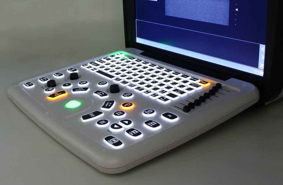 15'' High Definition LCD Monitor Color Doppler Ultrasound Machine Portable 7.5kg