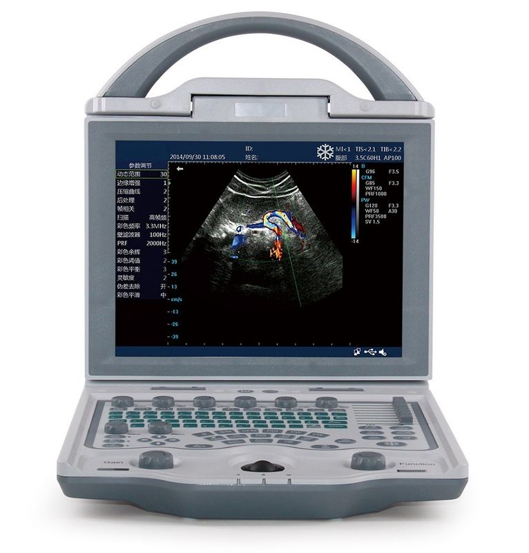 10.4 '' LED Display Veterinary Ultrasound เครื่องอัลตร้าซาวด์แบบพกพาสำหรับสุกร 4.5KG