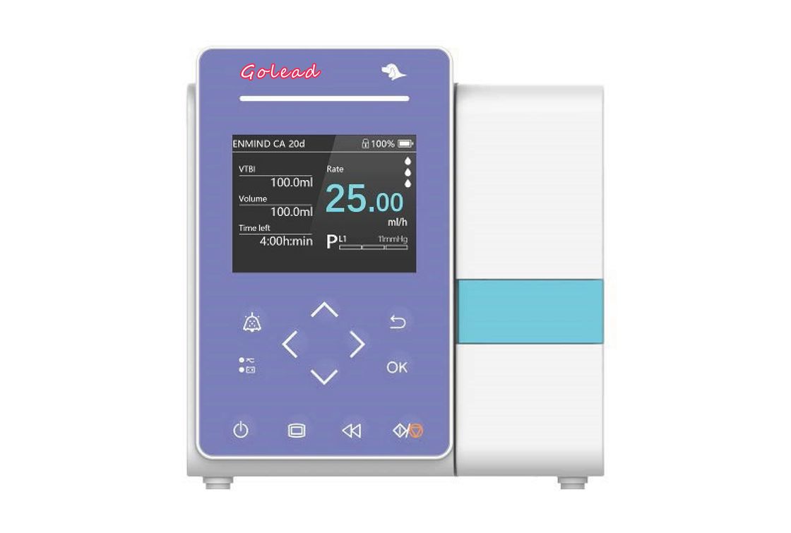 หน้าจอสี TFT ขนาด 2.8 นิ้ว อุปกรณ์การแพทย์สัตวแพทย์ Vet Infusion Pump