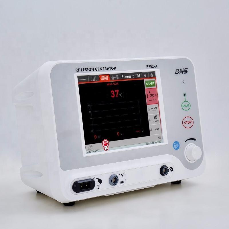 MDR CE 1-Channel RF Lesion เครื่องกำเนิดการผ่าตัดด้วยไฟฟ้าความถี่สูง การตรวจสอบความต้านทานต่อการจัดการความเจ็บปวด