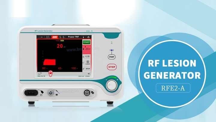 MDR CE 1-Channel RF Lesion เครื่องกำเนิดการผ่าตัดด้วยไฟฟ้าความถี่สูง การตรวจสอบความต้านทานต่อการจัดการความเจ็บปวด