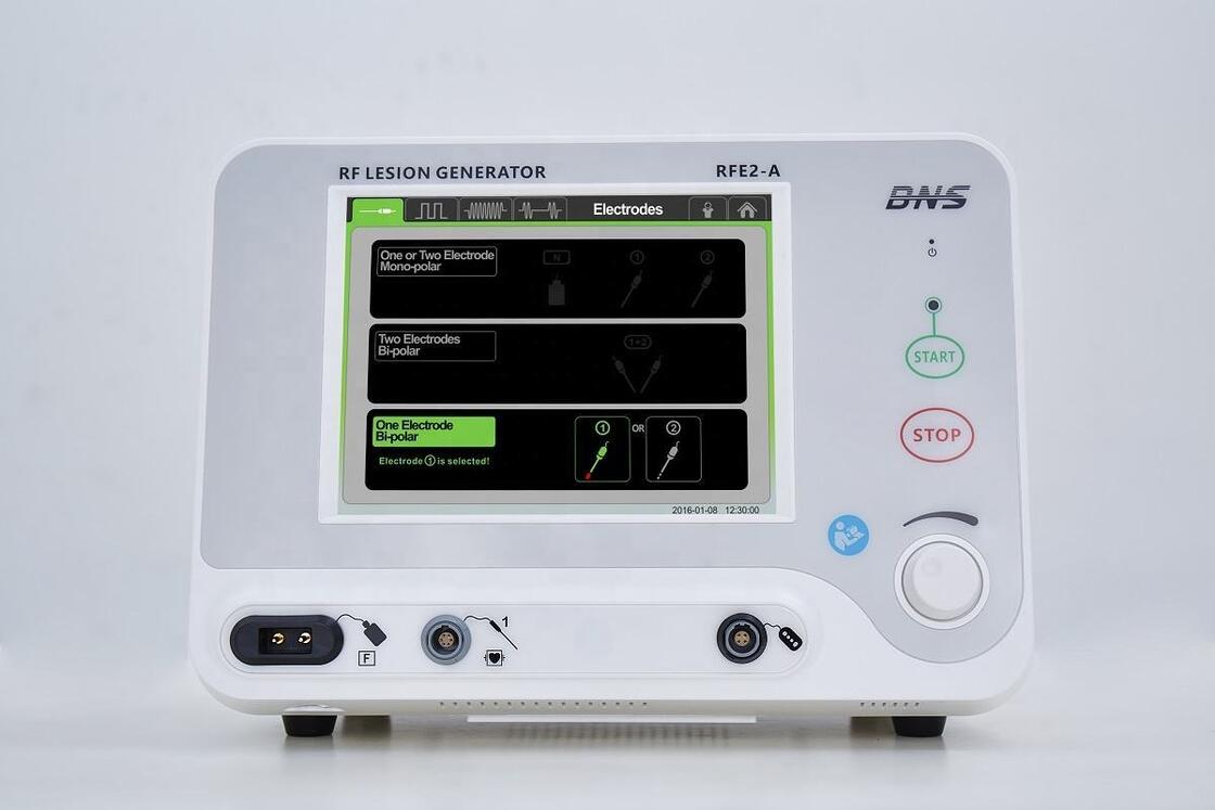 MDR CE 1-Channel RF Lesion เครื่องกำเนิดการผ่าตัดด้วยไฟฟ้าความถี่สูง การตรวจสอบความต้านทานต่อการจัดการความเจ็บปวด